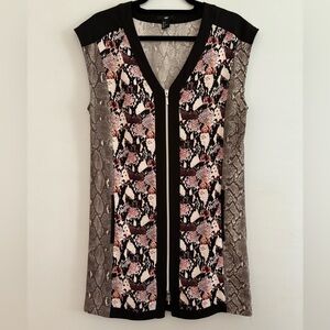 H&M Zip-up Snakeskin Dress